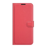 EIDERWOOD Motorola Moto G10 / G20 / G30 - Kunstlæder Flip Cover m. Kortholder & Stander - Rød