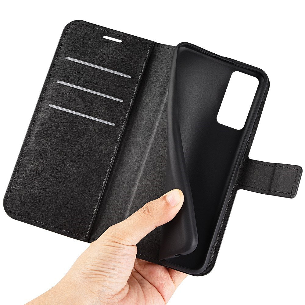 EIDERWOOD Xiaomi 12 / 12X Kunstlæder Mobil Cover m. Pung & Ståfunktion - Sort