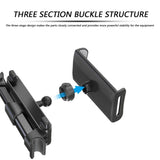 Backseat Car Mount Til Bilens Nakkestøtte - Max Mobil: 195mm x 100mm - Sort