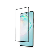 Samsung Galaxy S10 Lite - Hærdet Skærmbeskyttelsesglas - Gennemsigtig / Sort