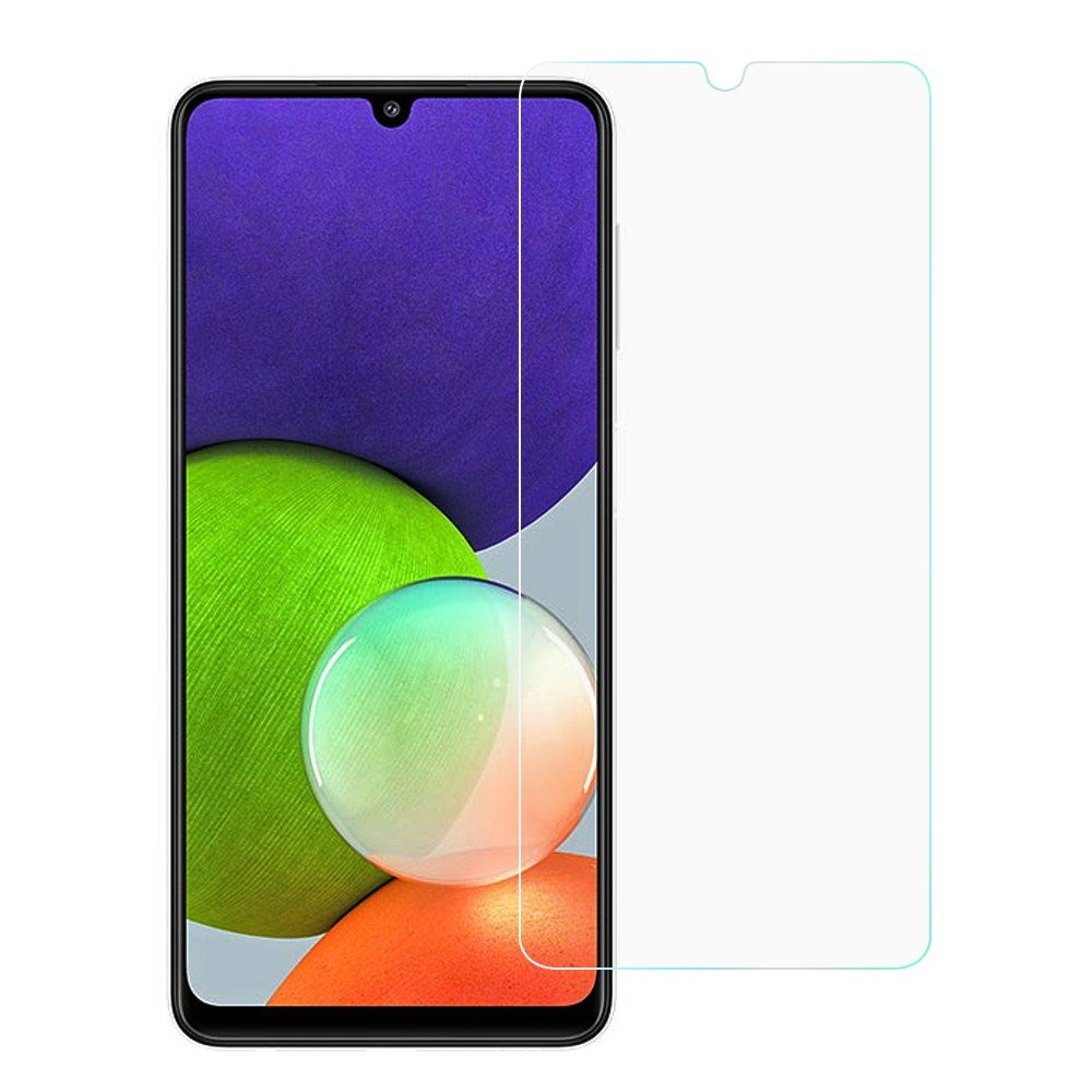 Samsung Galaxy A22 (4G) - Full Fit - Beskyttelsesglas - Gennemsigtig