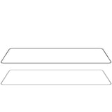 Samsung Galaxy Z Fold3 (5G) - Hærdet Skærmbeskyttelsesglas - Full Fit - Gennemsigtig / Sort