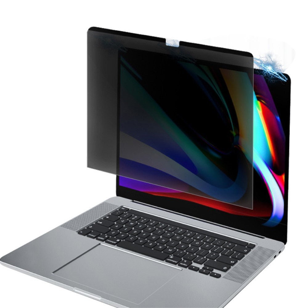 MacBook Pro 16 Magnetisk Skærmbeskyttelse - Privacy Funktion - Gennemsigtig