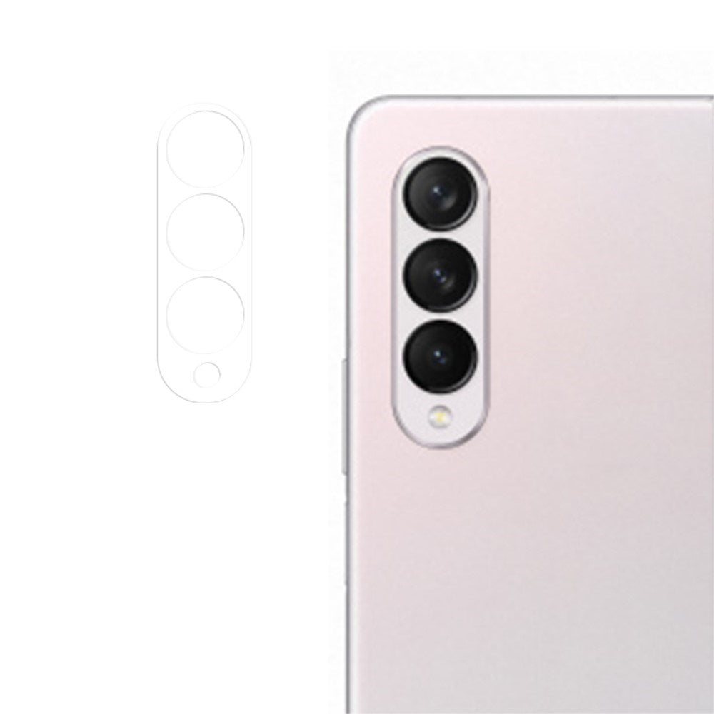 Samsung Galaxy Z Fold3 (5G) - Hærdet Kameralinsebeskyttelsesglas - Gennemsigtig