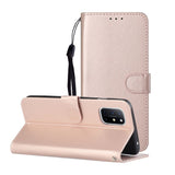 EIDERWOOD OnePlus 8T Kunstlæder Flip Cover m. Strop & Pung - Rose Gold