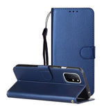 EIDERWOOD OnePlus 8T Kunstlæder Flip Cover m. Strop & Pung - Blå