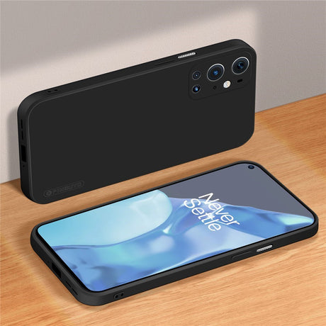 Pinwuyo OnePlus 9 Pro Silikone Mobil Cover - Sort