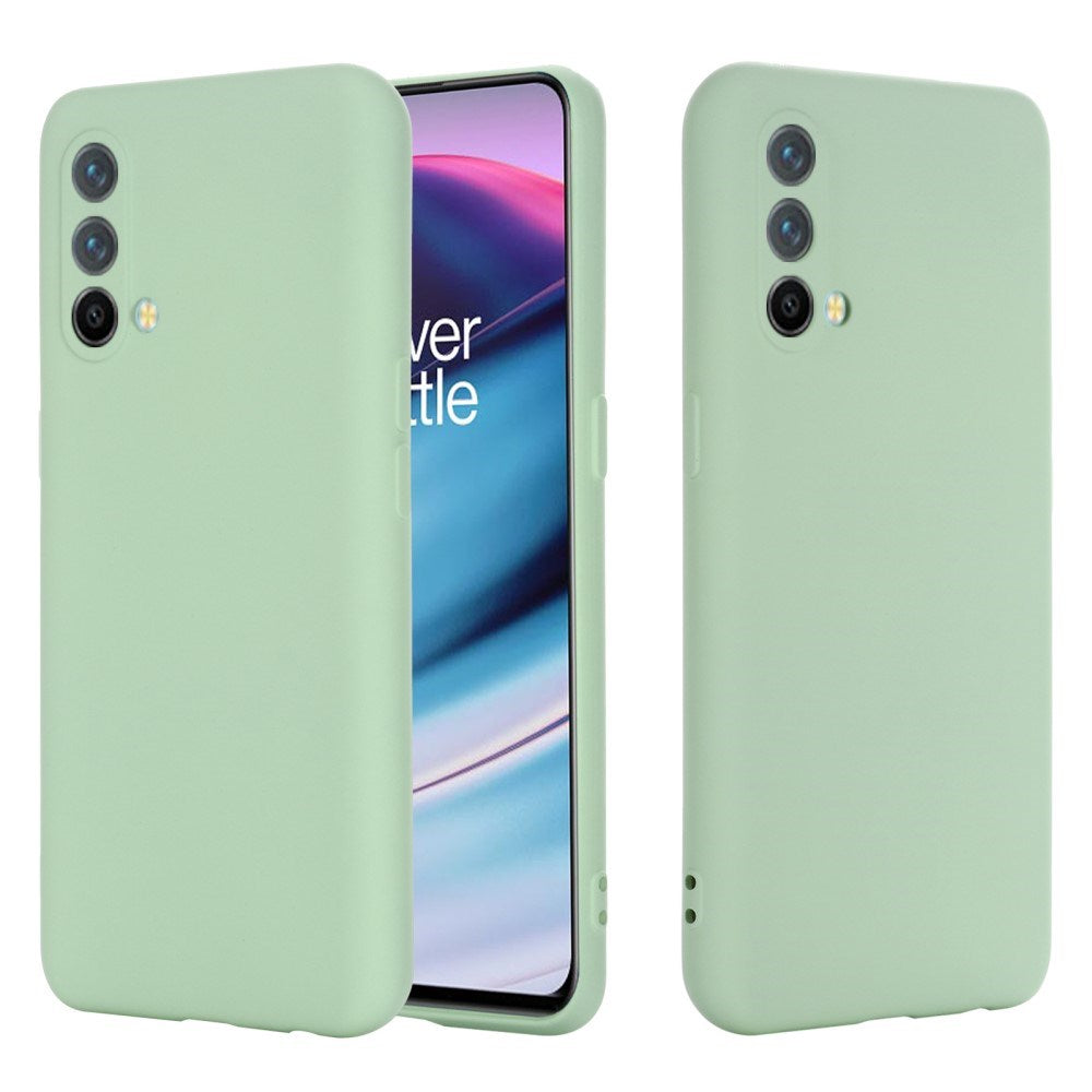EIDERWOOD OnePlus Nord CE (5G) Liquid Silikone Mobil Cover m. Strop - Grøn