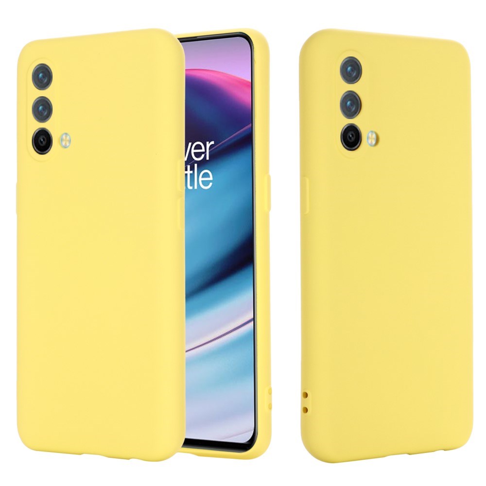EIDERWOOD OnePlus Nord CE (5G) Liquid Silikone Mobil Cover m. Strop - Gul