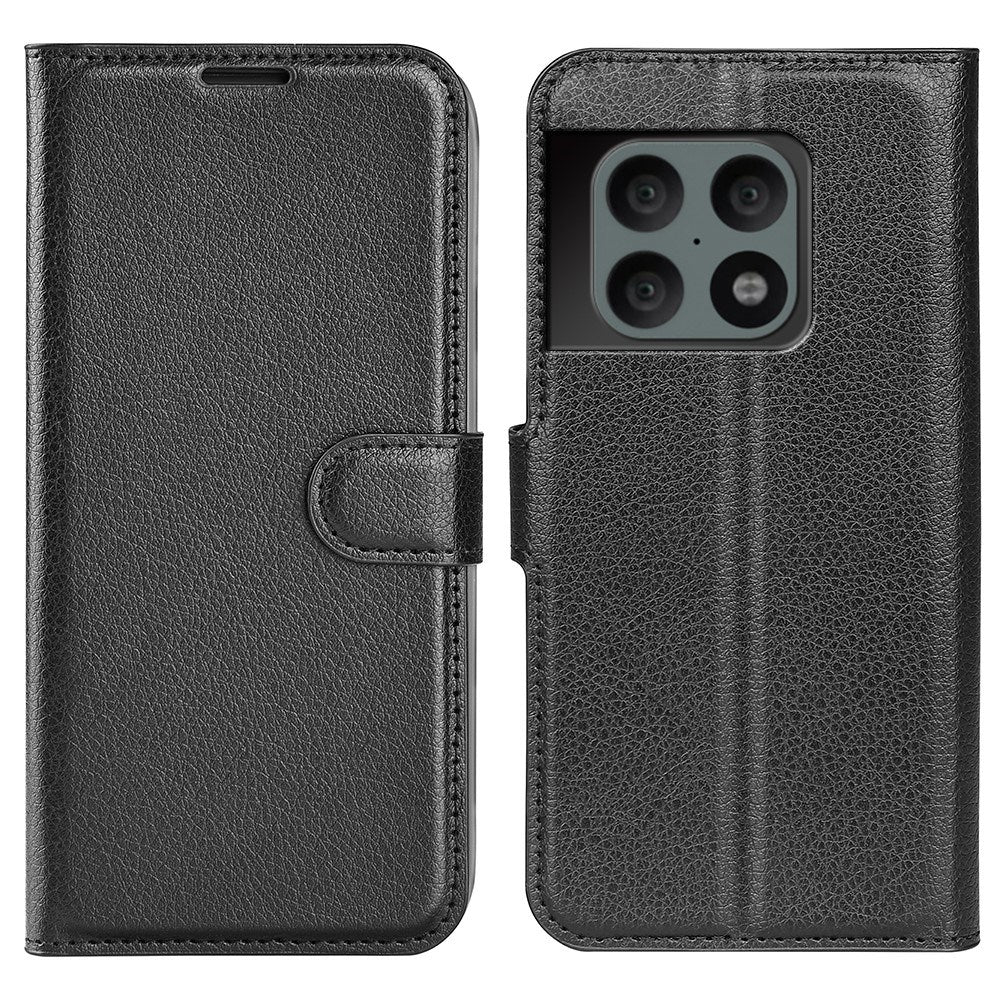 EIDERWOOD - OnePlus 10 Pro - Kunstlæder Flip Cover m. Kortholder & Ståfunktion - Sort