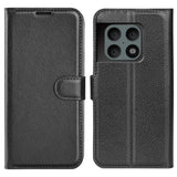EIDERWOOD - OnePlus 10 Pro - Kunstlæder Flip Cover m. Kortholder & Ståfunktion - Sort