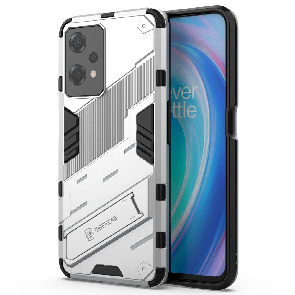 OnePlus Nord CE 2 Lite (5G) Hybrid Håndværker Mobil Cover m. Kickstand - Hvid