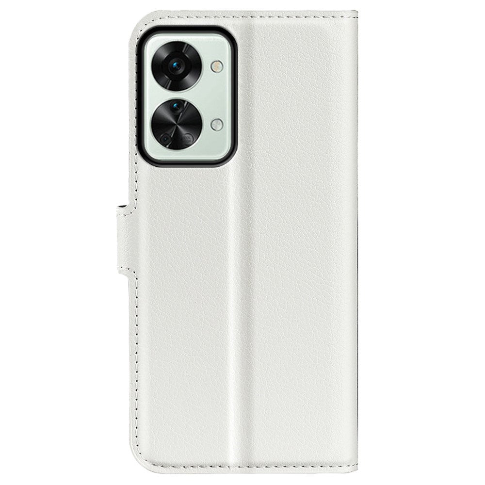 EIDERWOOD - OnePlus Nord 2T (5G) - Kunstlæder Flip Cover m. Kortholder & Ståfunktion - Hvid