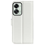 EIDERWOOD - OnePlus Nord 2T (5G) - Kunstlæder Flip Cover m. Kortholder & Ståfunktion - Hvid