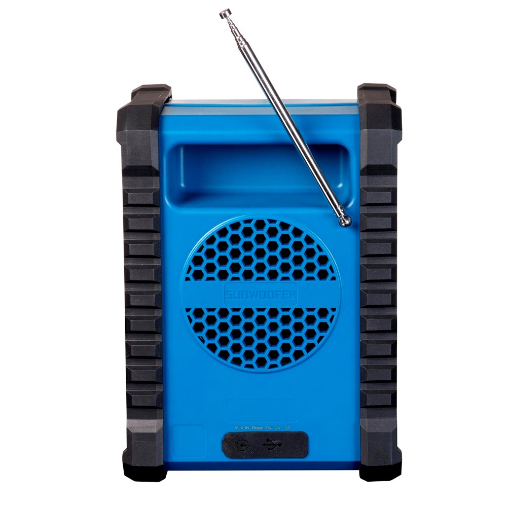 Denver Håndværker Højtaler m. Bluetooth & DAB / FM Radio - Sort / Blå
