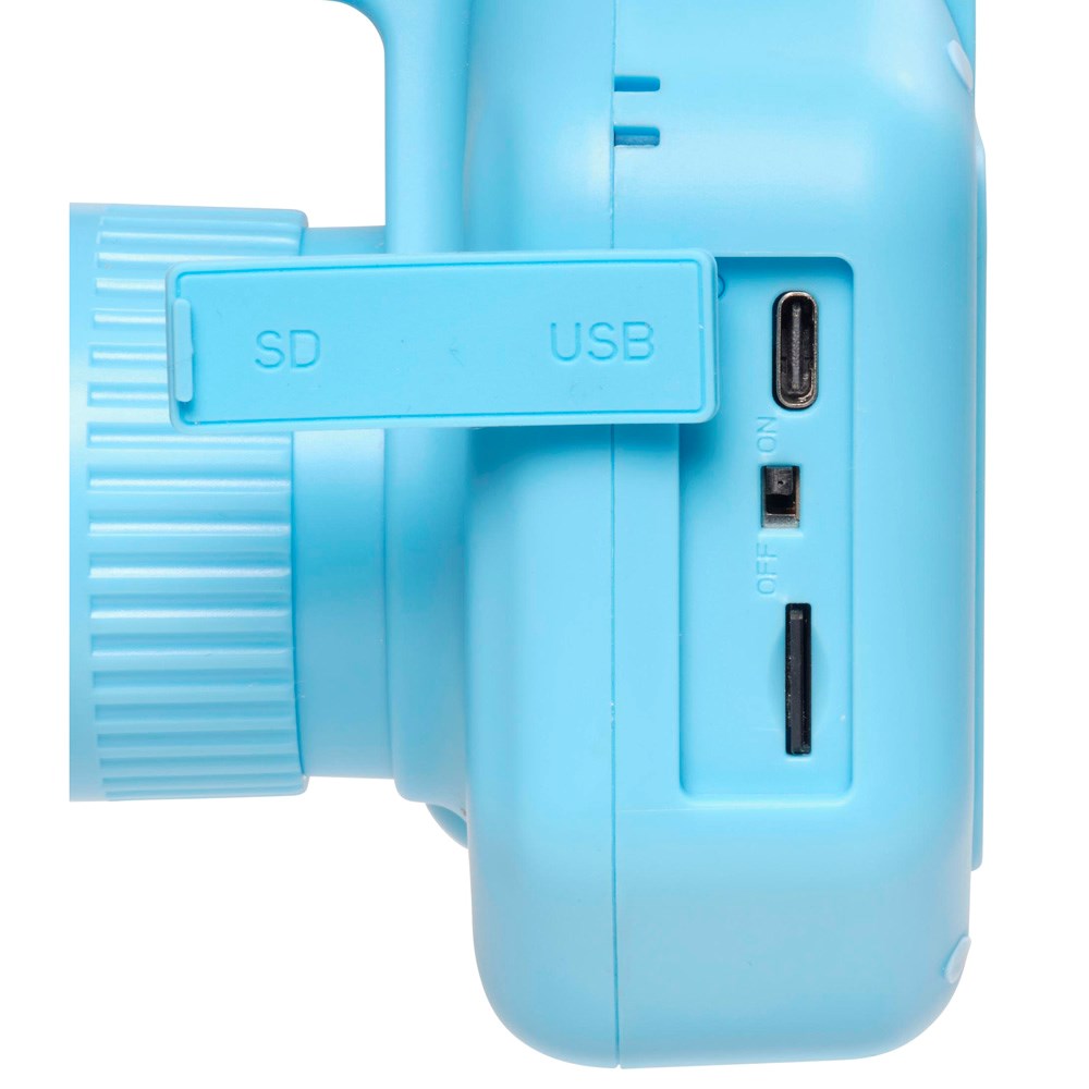 Denver KPC-1370 Digitalt Børnekamera m. Termisk Printer - MicroSD-Kort & Printerpapir Medfølger - Blå