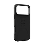 UAG iPhone 17 Pro Max Civilian Case - MagSafe Kompatibel - Sort