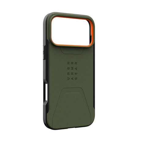 UAG iPhone 17 Pro Max Civilian Case - MagSafe Kompatibel - Grøn / Orange