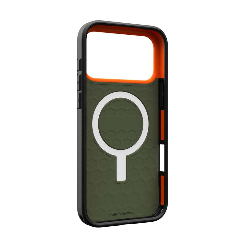 UAG iPhone 17 Pro Max Civilian Case - MagSafe Kompatibel - Grøn / Orange