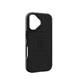 UAG iPhone 17 Civilian Case - MagSafe Kompatibel - Sort