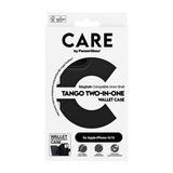 iPhone 14 CARE by PanzerGlass Feature Tango 2-in-1 m. Pung Mobil Cover - Sort