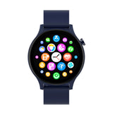 Denver SWC-338 Bluetooth Smartwatch med Sundhedssporing og Stemmekontrol - Mørkeblå