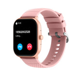 Denver SWC-187 Bluetooth Smartwatch med Indbygget Sundhedstracking og Stemmekontrol - Lyserød