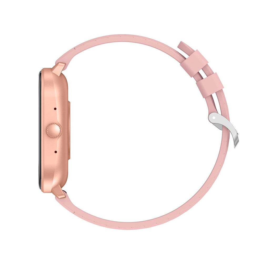 Denver SWC-187 Bluetooth Smartwatch med Indbygget Sundhedstracking og Stemmekontrol - Lyserød