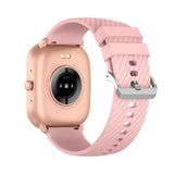 Denver SWC-187 Bluetooth Smartwatch med Indbygget Sundhedstracking og Stemmekontrol - Lyserød