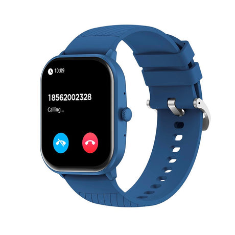 Denver SWC-187 Bluetooth Smartwatch med Indbygget Sundhedstracking og Stemmekontrol - Blå