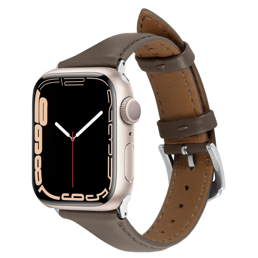 Apple Watch (38-41mm) Cyrill Læder Rem - Classic Look - Grå