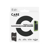 CARE by PanzerGlass - Kortholder til Mobil - MagSafe Kompatibel - Sort