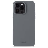 Holdit iPhone 14 Pro Max Soft Touch Silikone Mobil Cover - Space Gray