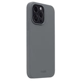 Holdit iPhone 14 Pro Max Soft Touch Silikone Mobil Cover - Space Gray