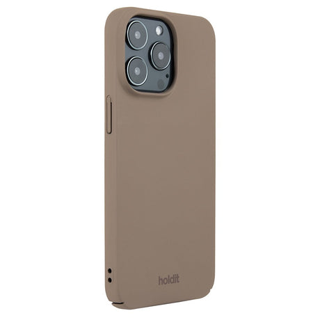 Holdit iPhone 13 Pro Slim Plastic Cover - Mocha Brown