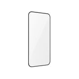 Holdit iPhone 16 / 15 / 14 Pro Hærdet Glas mobil Skærmbeskyttelse 3D - Case Friendly - Gennemsigtig / Sort Kant