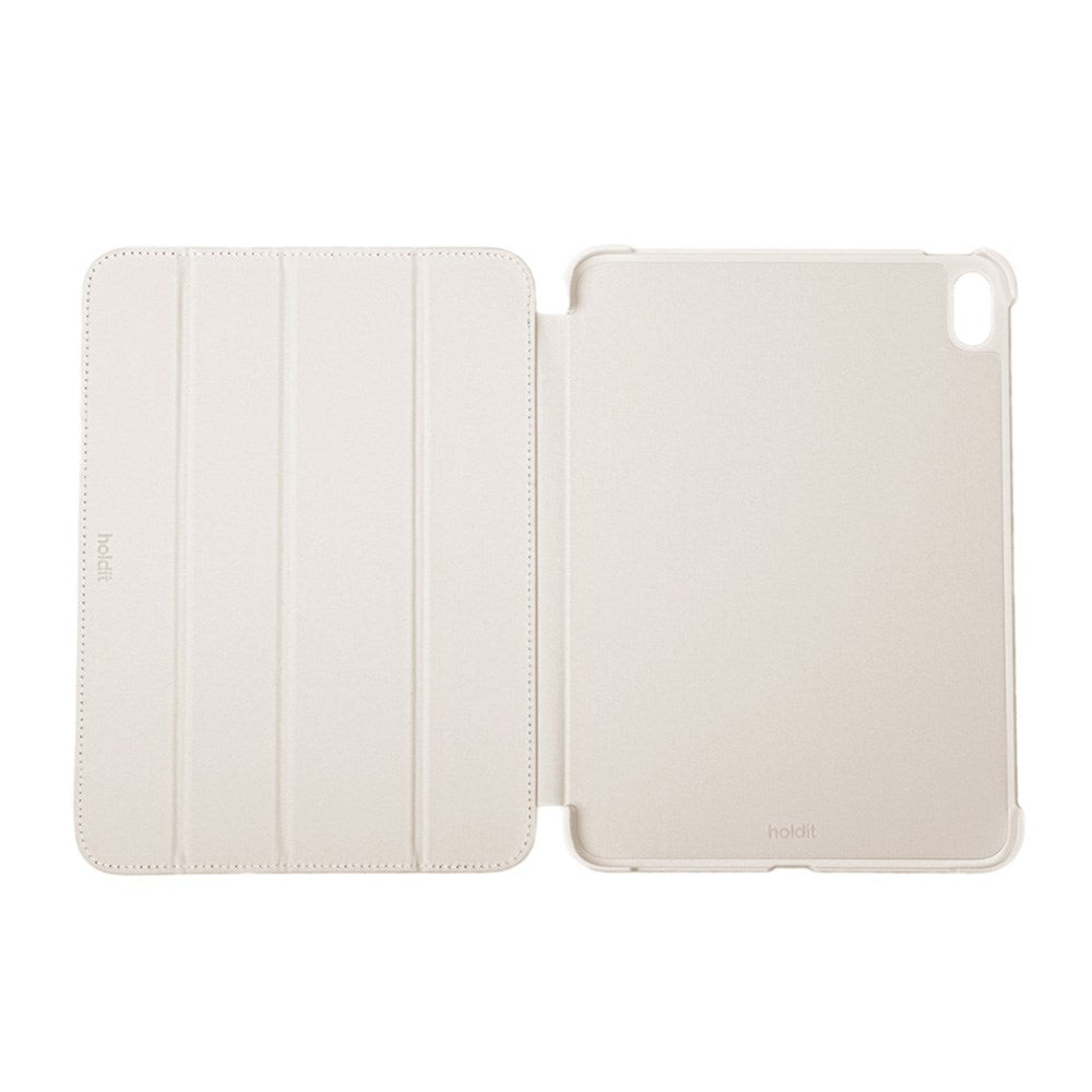 iPad 11" (2025) / iPad 10.9" (2024/2022) Holdit Smart Flip Cover - Light Beige