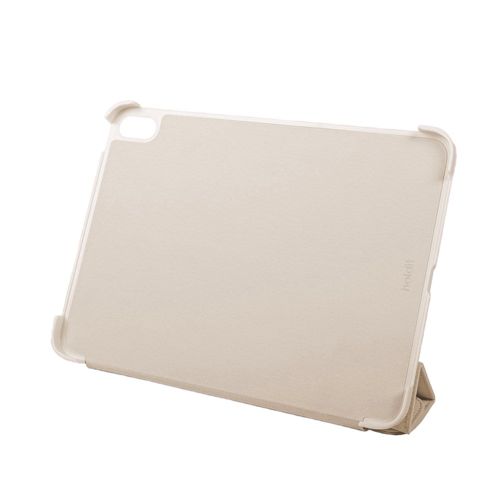 iPad 11" (2025) / iPad 10.9" (2024/2022) Holdit Smart Flip Cover - Light Beige