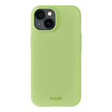 Holdit iPhone 15 Soft Touch Silikone Mobil Cover - Matcha