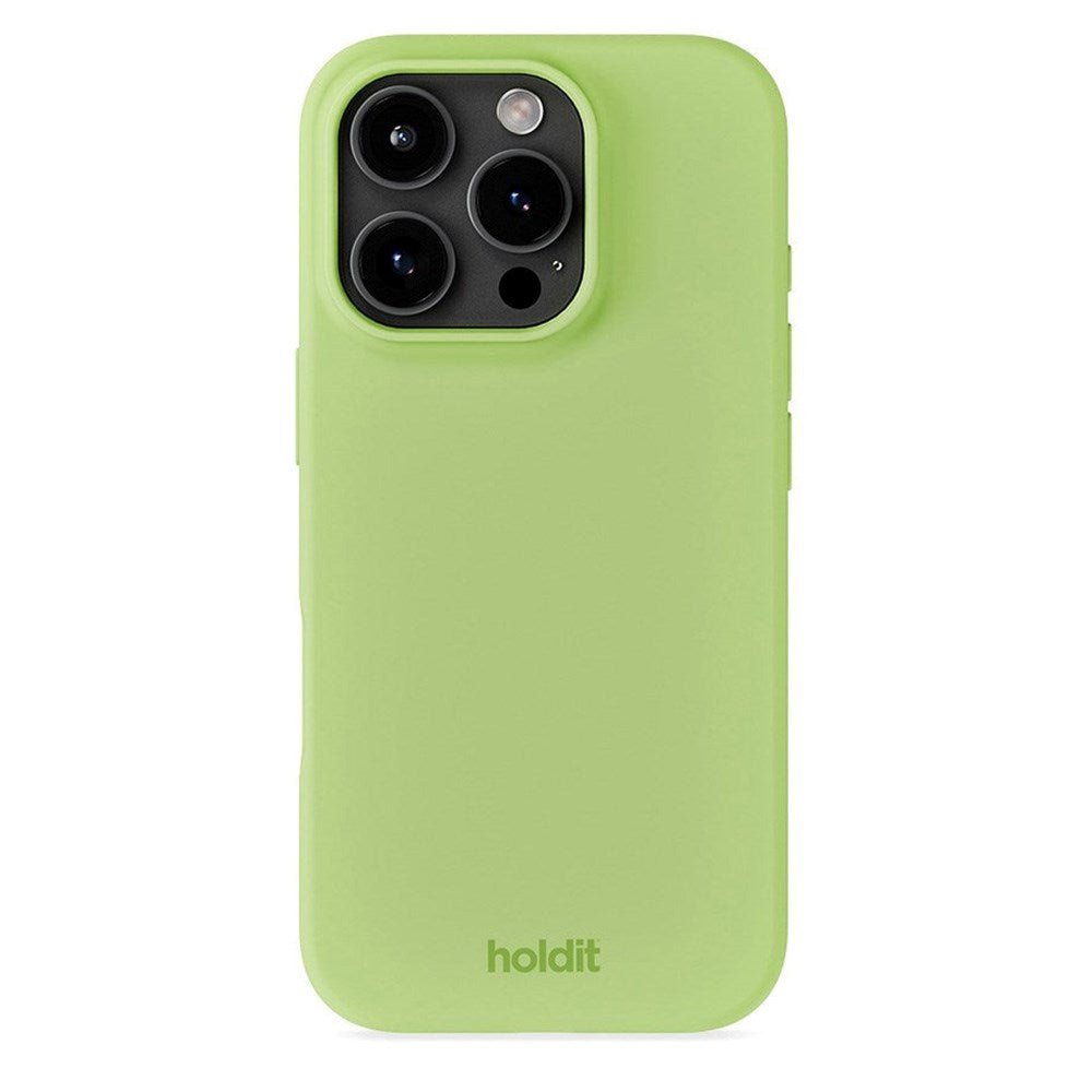 Holdit iPhone 16 Pro Max Soft Touch Silikone Mobil Cover - Matcha