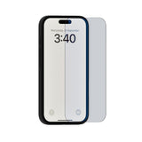 Holdit iPhone 16 / 15 / 15 Pro Hærdet Glas Skærmbeskyttelse 9H - Case Friendly - Gennemsigtig