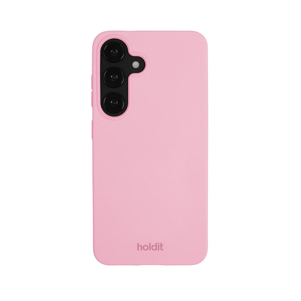 Holdit Samsung Galaxy S25 Soft Touch Silikone Mobil Cover - Pink