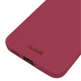 Holdit Samsung Galaxy S25 Soft Touch Silikone Mobil Cover - Red Velvet