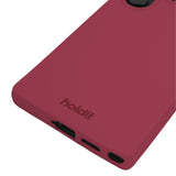 Holdit Samsung Galaxy S25 Ultra Soft Touch Silikone Mobil Cover - Red Velvet