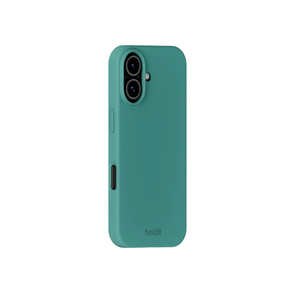 Holdit iPhone 17 Soft Touch Silikone Mobil Cover - Moss Green