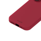 Holdit iPhone 17 Soft Touch Silikone Mobil Cover - Red Velvet