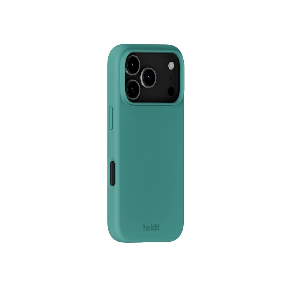 Holdit iPhone 17 Pro Soft Touch Silikone Mobil Cover - Moss Green