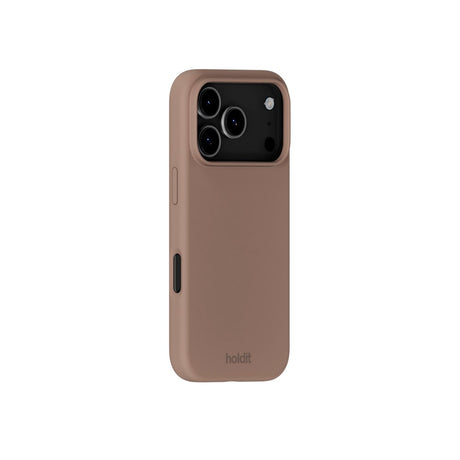 Holdit iPhone 17 Pro Soft Touch Silikone Mobil Cover - Mocha Brown