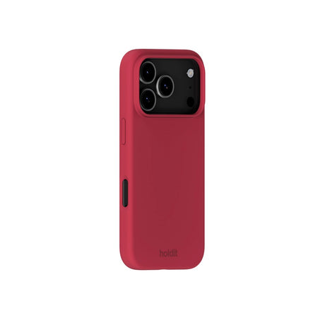 Holdit iPhone 17 Pro Soft Touch Silikone Mobil Cover - Red Velvet