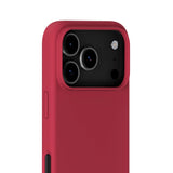 Holdit iPhone 17 Pro Soft Touch Silikone Mobil Cover - Red Velvet